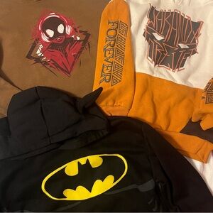 Kids Super Hero Graphic Hoodies